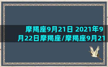 摩羯座9月21日 2021年9月22日摩羯座/摩羯座9月21日 2021年9月22日摩羯座-我的网站